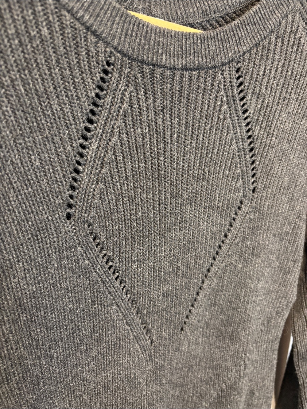 lululemon athletica Charcoal Ribbed Crewneck Sweater - Picture 8 of 9